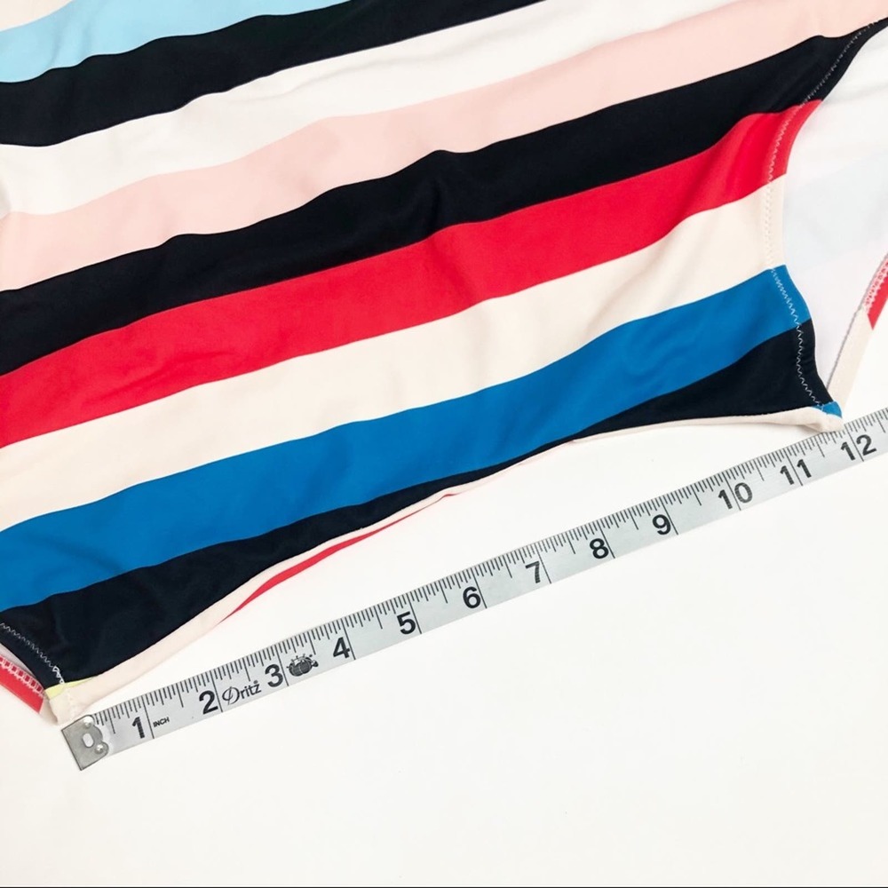 Cupshe Colorful Stripe One Piece Swimsuit Small - Picture 4 of 12